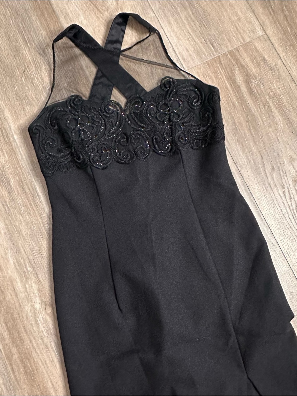 Vintage black 90s Roberta dress